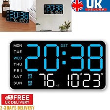 Desk Wall Clock Digital Alarm
