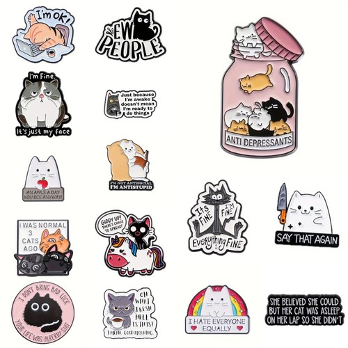 Enamel pin badge multicolour - badge,