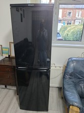 Hotpoint Fridge Freezer 50/50 In Working Order and In Good Condition. All Black