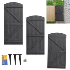 Grey Wooden Garden Gate Arch