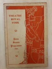 THEATRE ROYAL YORK 1938 XMAS