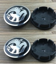 Vauxhall Hub Alloy Caps Wheel Centre Cap Set of 4 Brand New Black 56mm