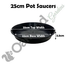 Plant Pot Saucers Round Black