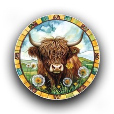 Watercolour Highland Cow