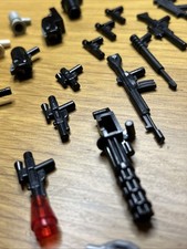 Vintage LEGO Mixed Weapons Guns Blasters Pistols Rifle harpoon Starwars 