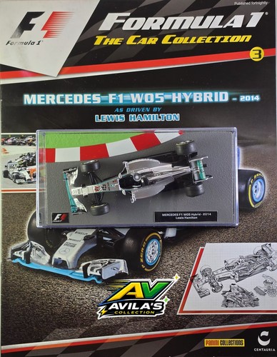 Panini mercedes w05 lewis - mercedes,