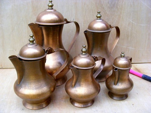Set vintage copper - set,