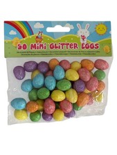 50 x mini glitter easter eggs
