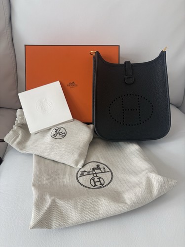 Hermes mini evelyne black - in,