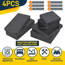 4PCS Rubber Anti Vibration Mat