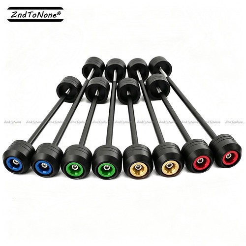 Front rear wheel axle sliders - front,