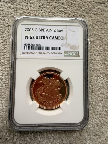 2005 gold proof pf62 2 - 2005, £2