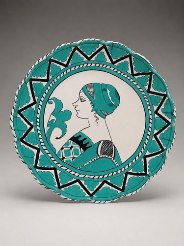 Vintage hand painted bowl - hand,