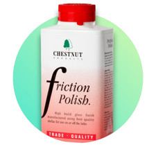 Chestnut Friction Polish 500ml Imparts a wonderful high gloss finish
