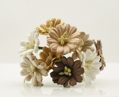 Mulberry paper daisy mini - paper,