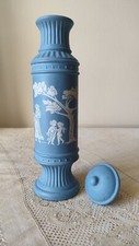 Vintage Avon Keepsake Bottle Avonshire Blue Bird of Paradise Cologne Wedgwood
