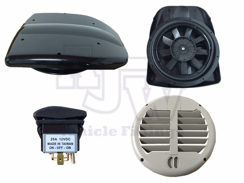 Low profile motorised vent - profile, 12v