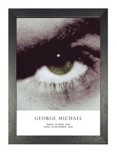 George Michael 20 Eye Poster English Singer Music Star Photo Wham! Legend Print