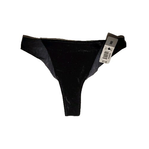 Parisa black velvet sheer - black, &