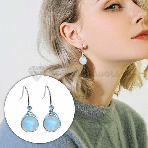 Ladies glossy moonstone charm - ladies,