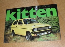 Reliant Kitten Brochure 1976