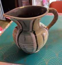 12 Cm Jug Drip Glaze Twisted