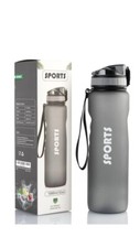 1 Litre Sports Water Bottle Gym Travel Drinking Leakproof Bottle Straw BPA Free
