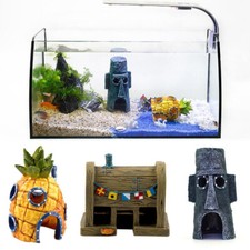 Aquarium Pineapple SpongeBob House Ornament Fish Tank House Decoration Kids Gift