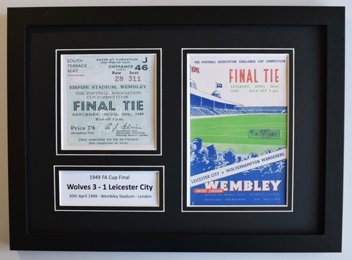 1949 cup final framed - cup,