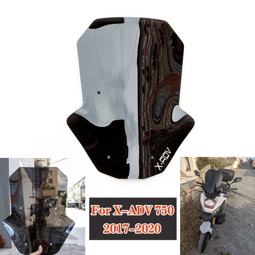 Black motorcycle windshield - black,