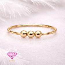 9ct solid gold Anxiety /