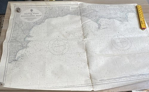 Vtg admiralty chart map 2454 - vtg,