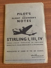 Pilot’s Notes Stirling I