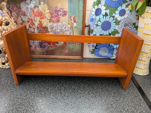 Wooden vintage book - , shelf