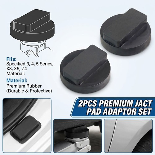 2pcs rubber jack pad - rubber, adaptor