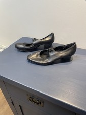 Size 8 Black Leather Cuban