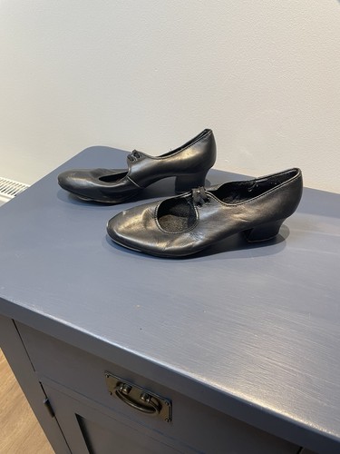 Size black leather cuban - 8,