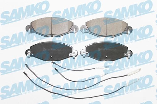 Front brake pad set - brake, disc