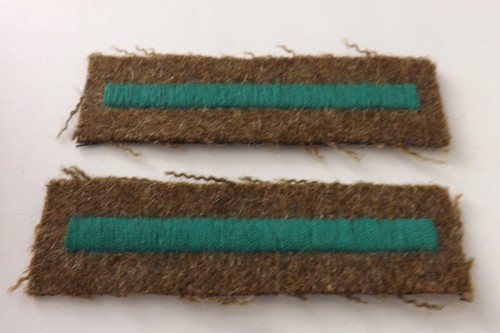 Two military cloth badges - two,