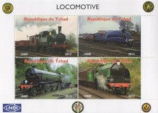 Locomotive train 2013 mnh - train,