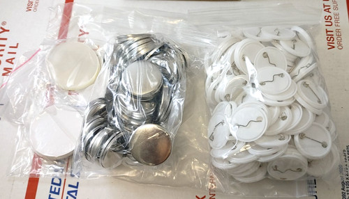100 sets blank pinback - blank,