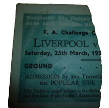 Ticket 1949/50 FA Cup Semi