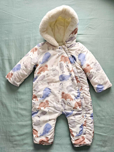 Baby snowsuit 12 months - baby,