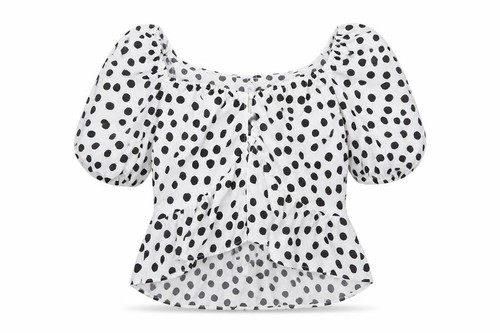 Topshop womens cropped blouse - womens,