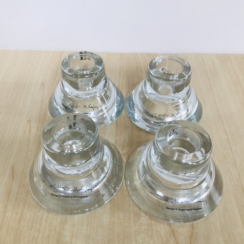 Glass reversible candle - reversible,