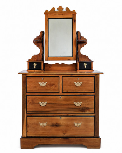 Antique victorian satin walnut - satin,
