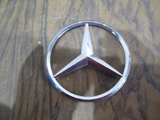 Mercedes Benz Bonnet Raised Star Emblem Badge Chrome