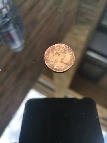1971 one penny - 1971, coins