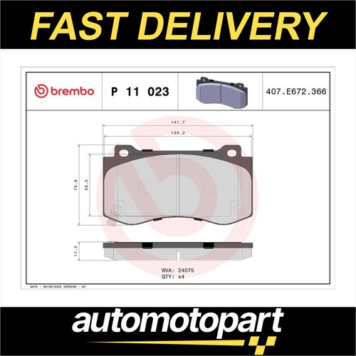 Brembo brake pads set - set, front