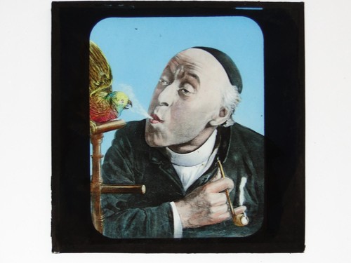 Clergyman priest smoking - smoking, pipe